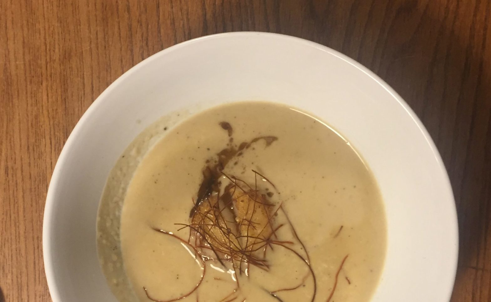 Maronensuppe mit Jakobsmuscheln